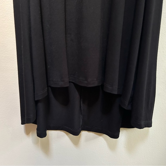 Kedem Sasson ~new ~ Hi Lo Black Tunic A-Line Tank in size 0 (US up to size 10) - Picture 3 of 9